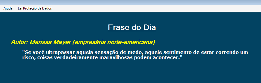 Frase do Dia